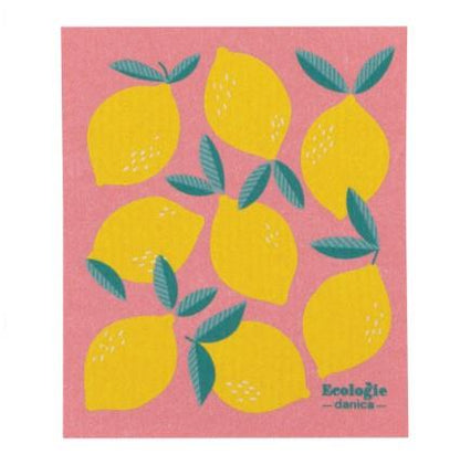 Ecologies Lemons Swedish Sponge Cloth