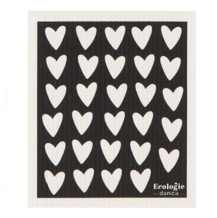 Ecologies Hearts Swedish Sponge Cloth