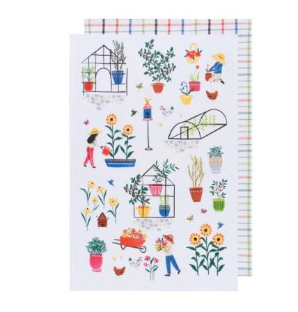 Now Designs Dishtowels Green Thumb Set of 2