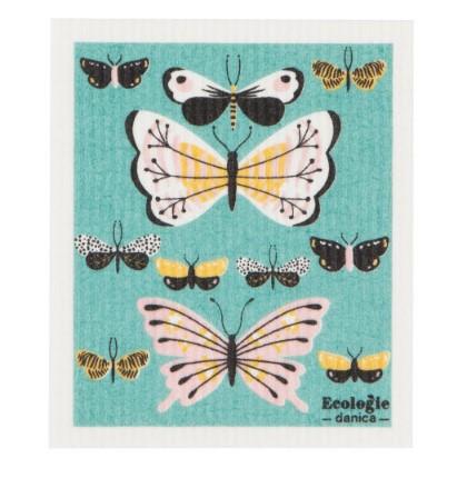 Ecologies Butterflies Swedish Sponge Cloth