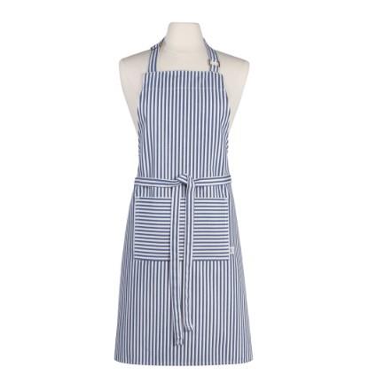 Now Designs Narrow Stripe Royal Blue Chef Apron