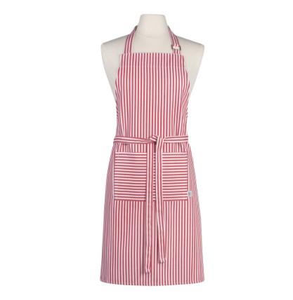 Now Designs Narrow Stripe Red Chef Apron