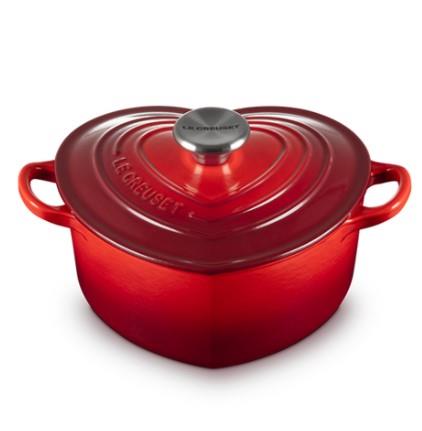 Le Creuset 1.9L Heart Cocotte Cerise