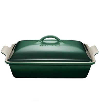 Le Creuset 3.8L Rectangular Covered Casserole Artichoke