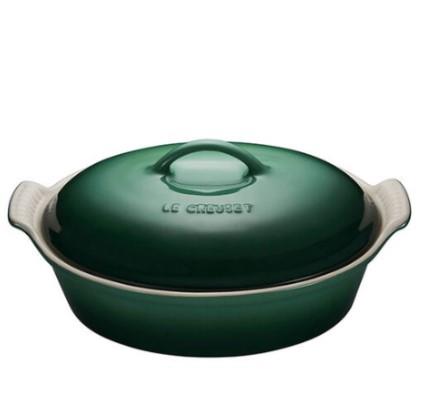 Le Creuset 2.3L Oval Casserole Dish Artichoke