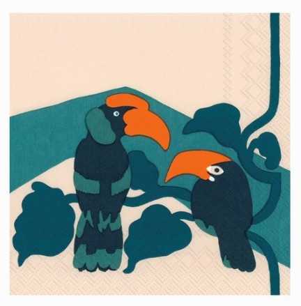 Marimekko Lunch Napkins - PEPE Cream
