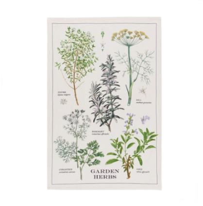 Now Designs Dishtowel Garden Herbs