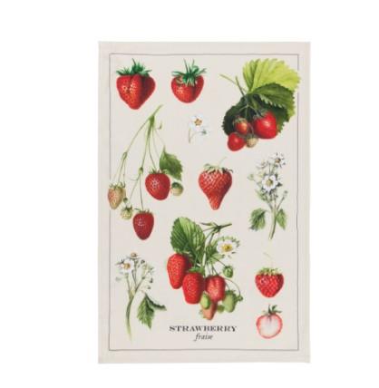 Now Designs Dishtowel Vintage Strawberries