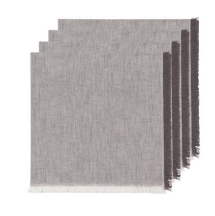 Now Designs Chambray Napkins Shadow Set Of 4