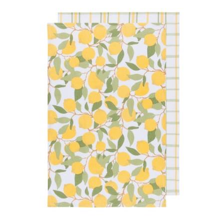 Now Designs Dishtowels Lemons Set of 2