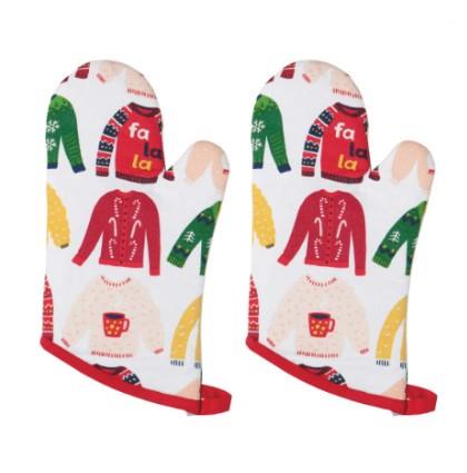 Now Designs Ugly Xmas Sweater Oven Mitts