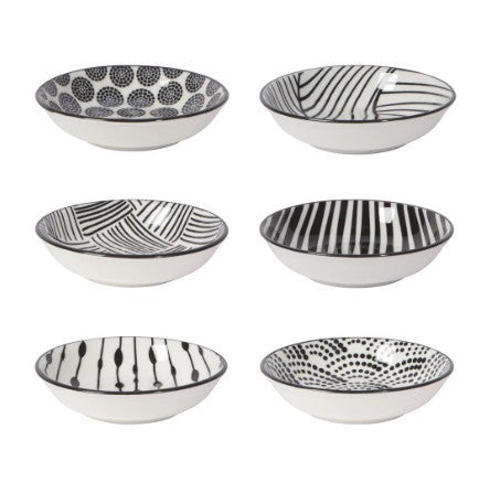 Now Designs Pinch Bowls - Bit & Dots Black