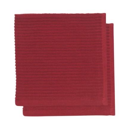 Now Designs Carmine Ripple Dishcloths Set of 2