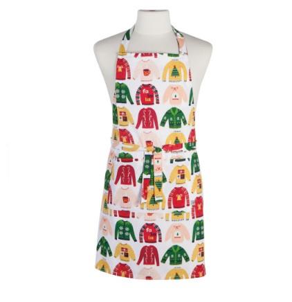 Now Designs Ugly Xmas Sweater Chef Apron