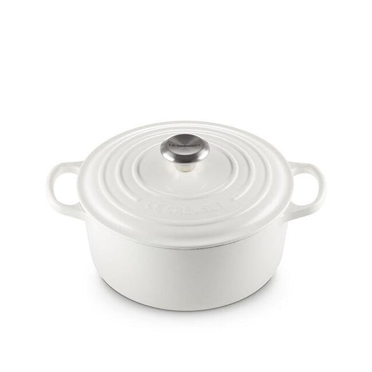 Le Creuset Round French Oven 4.2L White