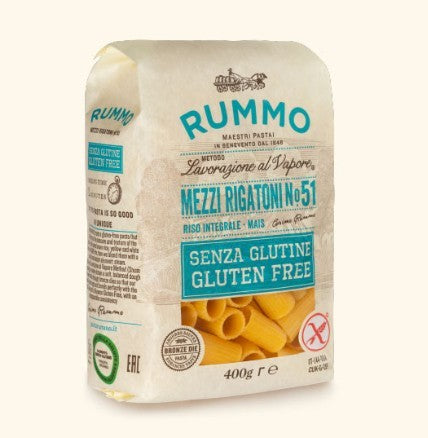 Rummo Gluten Free Pasta - Mezzi Rigatoni No. 51