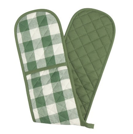 Now Designs Double Oven Mitt - Elm Green