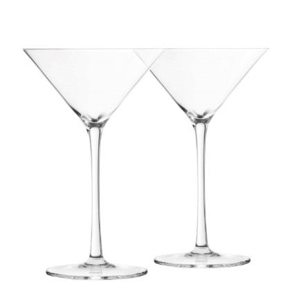 Final Touch Martini Glasses - Set Of 2