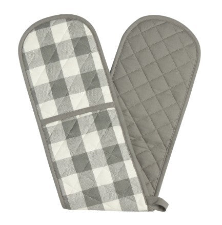 Now Designs Double Oven Mitt - London Gray