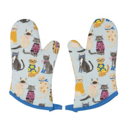 Now Designs Feline Fine Oven Mitts