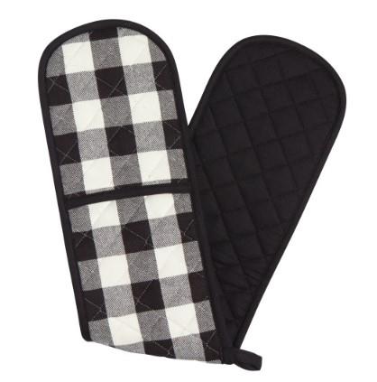 Now Designs Black Double Oven Mitt