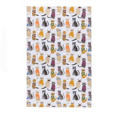 Now Designs Dishtowel Feline Fine