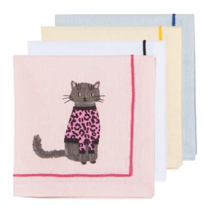 Now Designs Feline Fine Cocktail Napkins