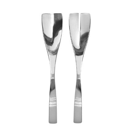 Natural Living Salad Servers - Stainless