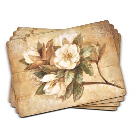 Pimpernel Placemats Sugar Magnolia Set of 4