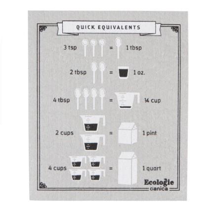 Ecologies Kitchen Conversions Swedish Sponge Cloth