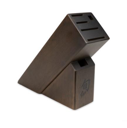 Shun 6-slot Slimline Knife Block - Dark