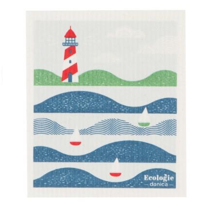 Ecologies Lighthouse Swedish Sponge Cloth