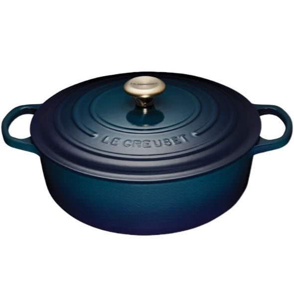 Le Creuset 6.2L Shallow Round Oven Agave