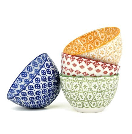 BIA Dip Bowls - Coloured Patterns
