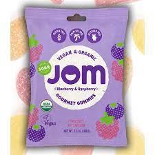 JOM Gourmet Gummies Sour Blueberry & Raspberry 100g