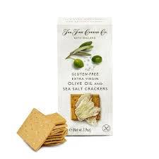 The Fine Cheese Co. Gluten Free Olive Oil & Sea Salt Crackers 125g