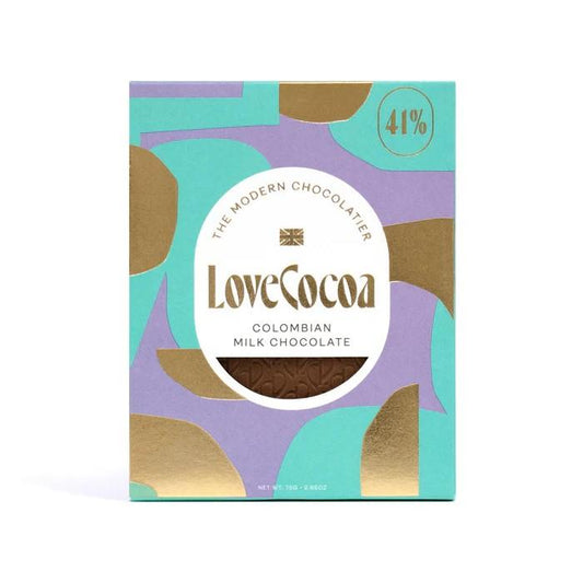 Love Cocoa Colombian Single Origin 41% Milk Chocolate Bar