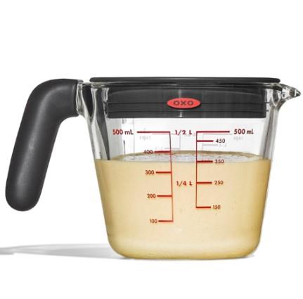 Oxo Good Grips Glass Measuring Cup With Lid - 2 Cups