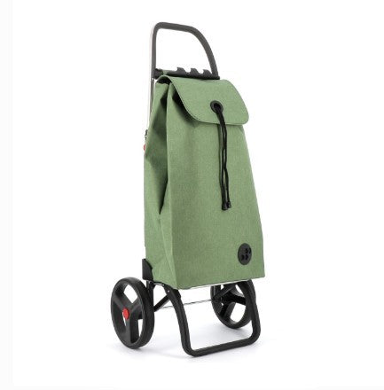 Rolser Shopping Trolly - I-Max Tweed Big Wheel Foldable Jade
