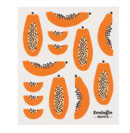 Ecologies Papaya Swedish Sponge Cloth