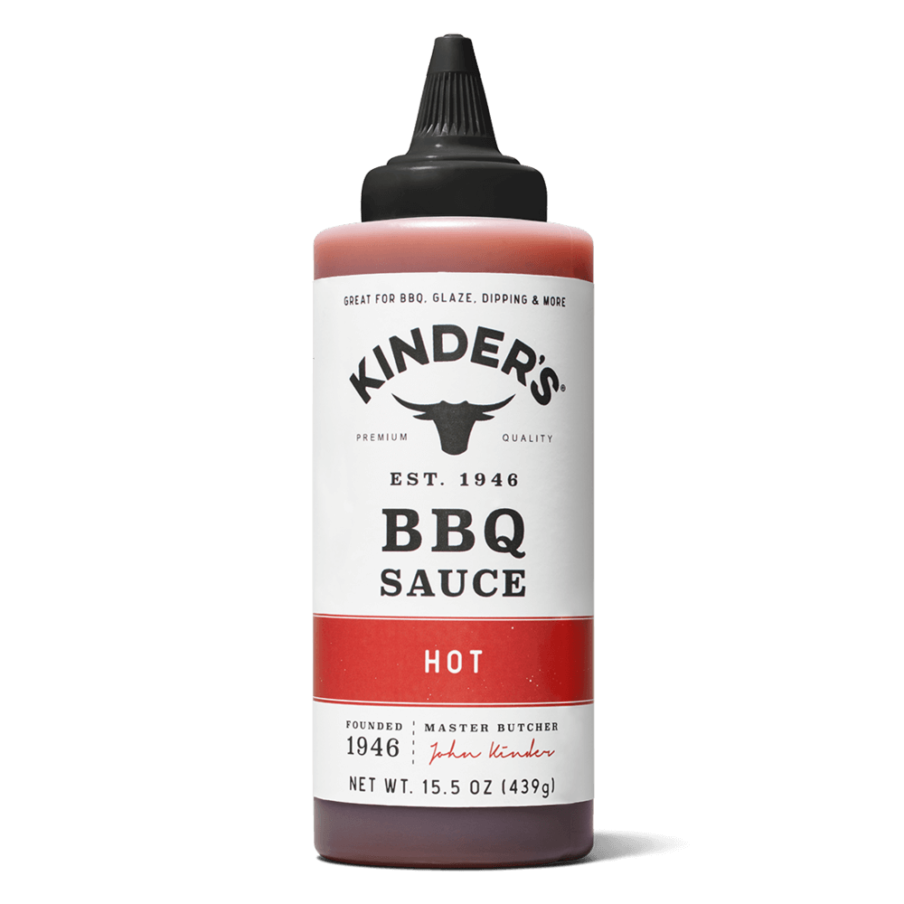 Kinders BBQ Sauce Hot 15.5oz