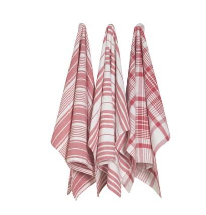 Now Designs Dishtowels Jumbo Red Set of 3