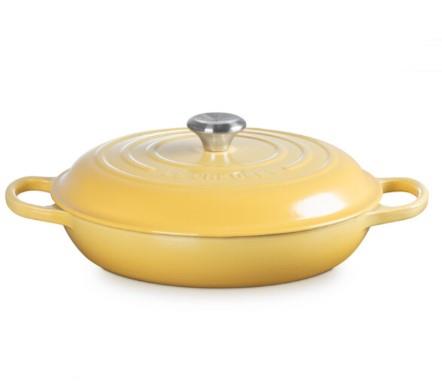 Le Creuset 3.5L Cast Iron Braiser Chamomile