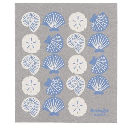 Ecologies Seaside Shells Swedish Sponge Cloth