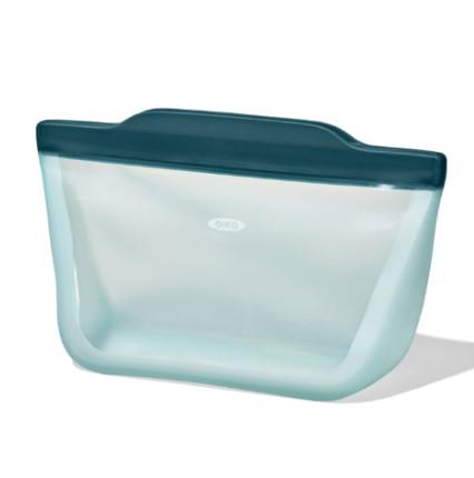 Oxo Reusable Quart Stand-Up Bag Blue Lagoon