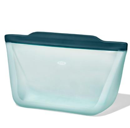 Oxo Reusable Stand-Up Half Gallon Bag Blue Lagoon