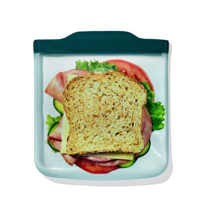 Oxo Reusable Sandwich Bag Blue Lagoon