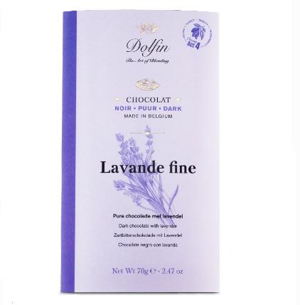 Dolfin Dark Chocolate Bar With Lavender