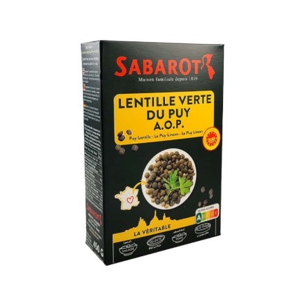 Sabarot Green Lentils - Du Puy
