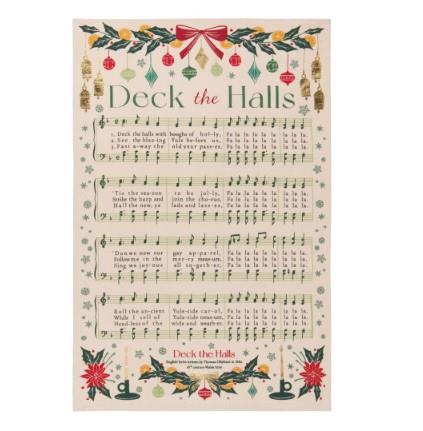 Now Designs Christmas Carol Dishtowel